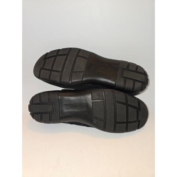 WOMEN’S NATURALIZER SOLID BLACK SUEDE FRANCINE-1 SIZE 9M STRAP COMFORT SHOES - Picture 5 of 6